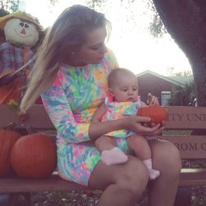 Mommy+ me Lilly Pulitzer dresses 3-6m and Xs (4-6)